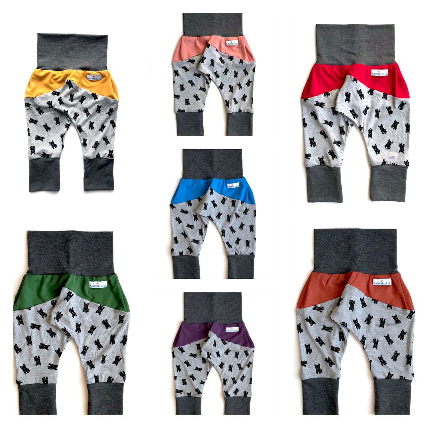 Puppies Edition - BAMBOO and Rayon Harem Swaggers, Evolutive and Growing Pants