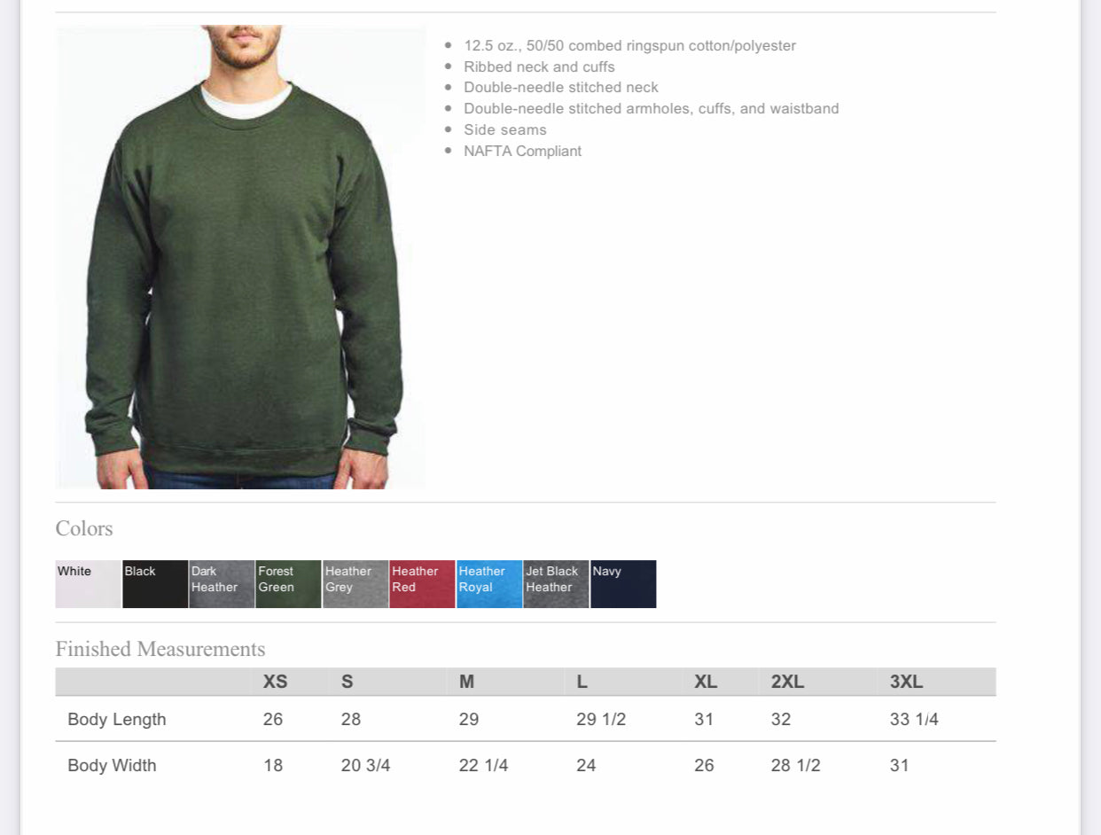 Gymnastics MOM crewneck