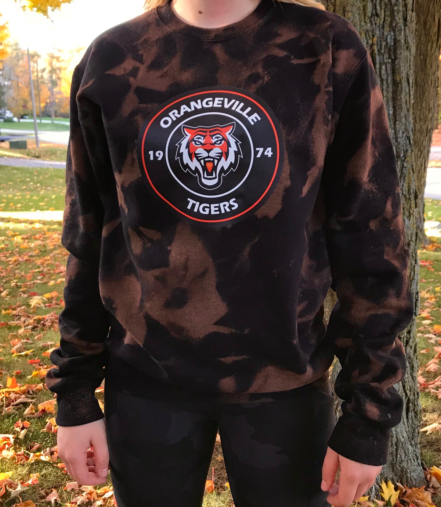 Orangeville Tigers Hockey - Tie Dye sweatshirts