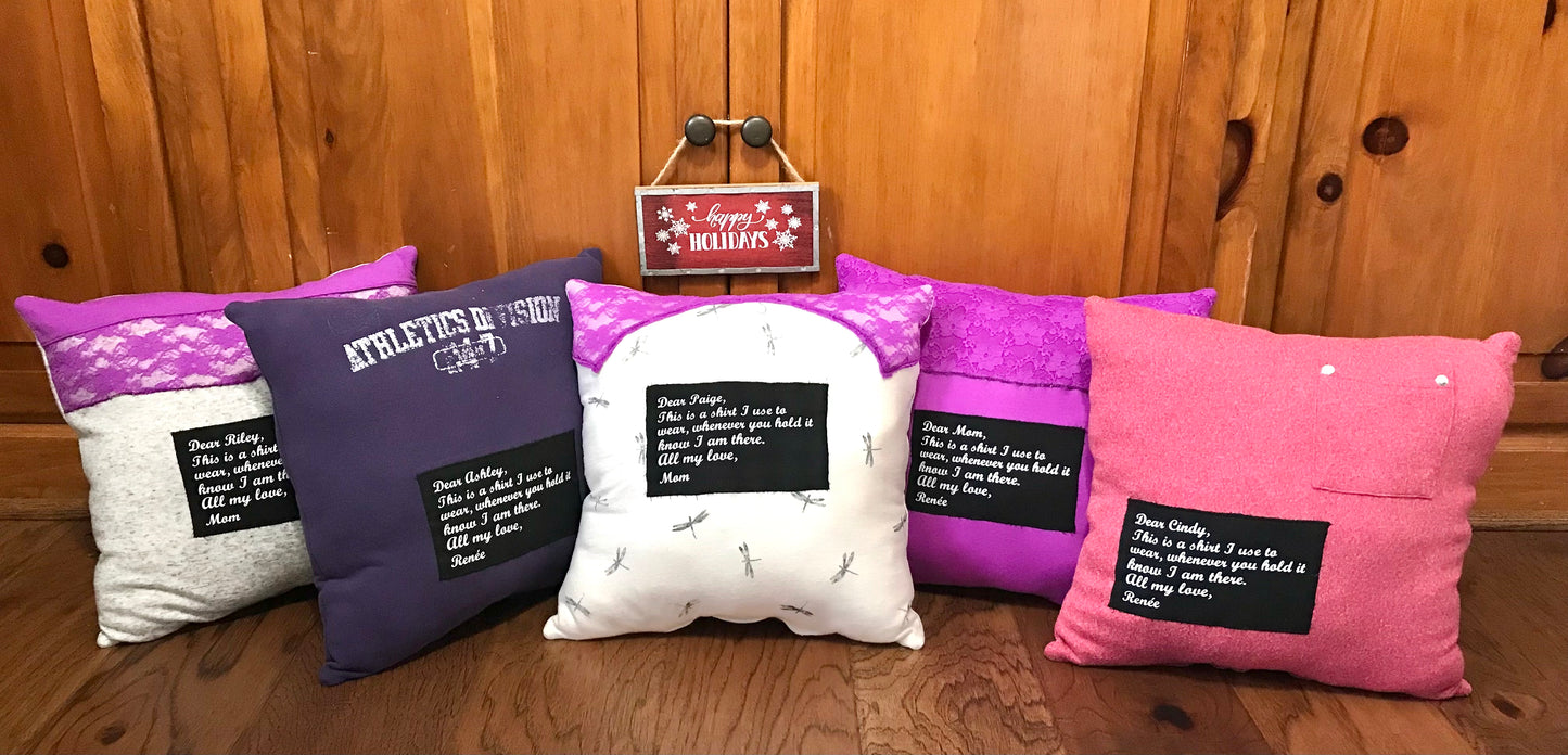 Custom Memorial Pillows