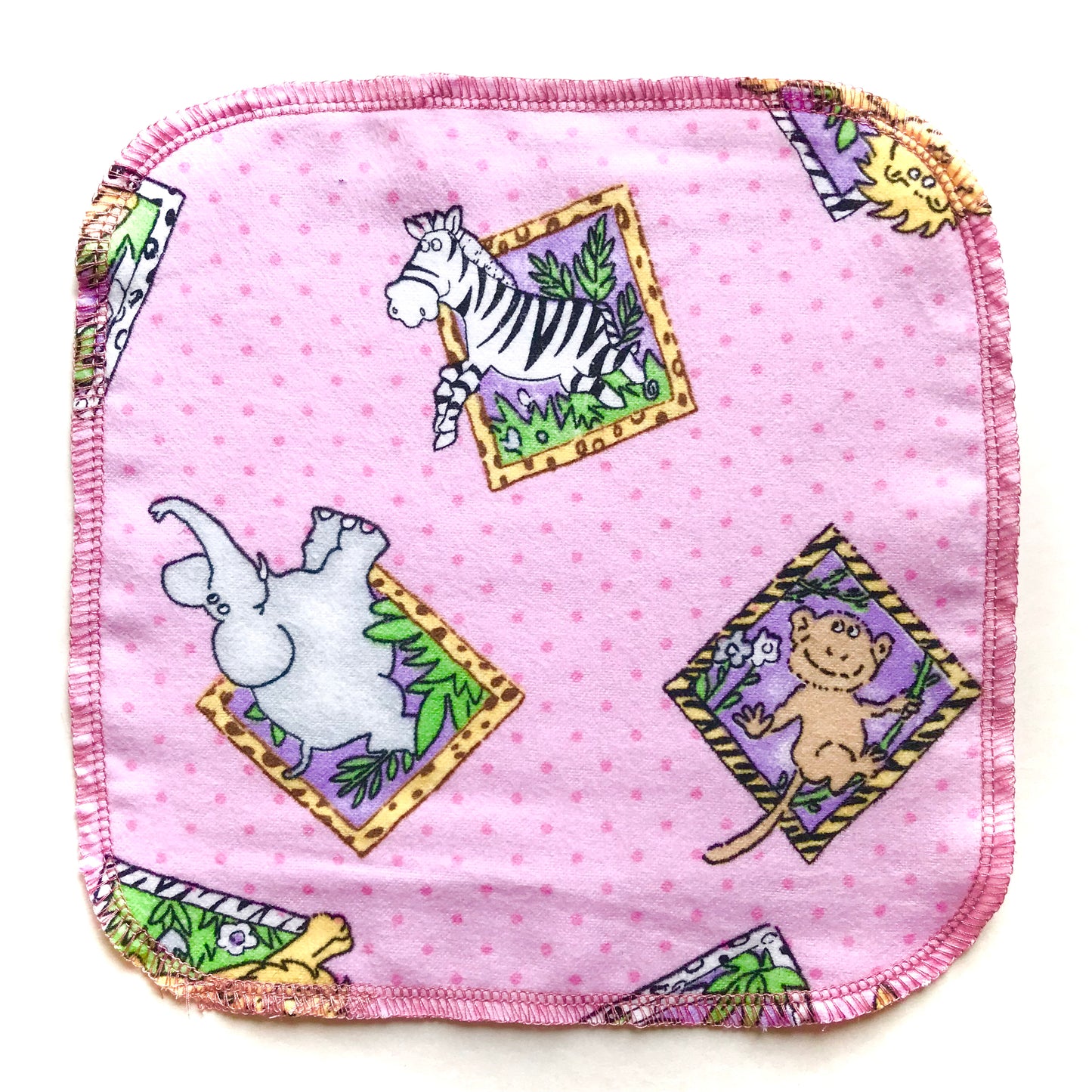 Kids Reusable Cloth wipes 1 layer, kids reusable napkins
