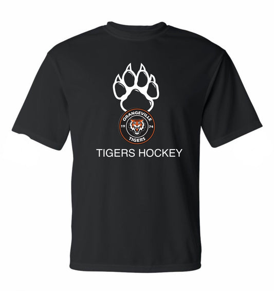 Orangeville tigers hockey T-shirts - Paw design