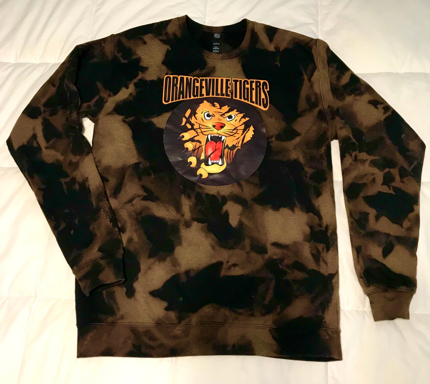 Orangeville tigers hockey - Tie Dye sweatshirts