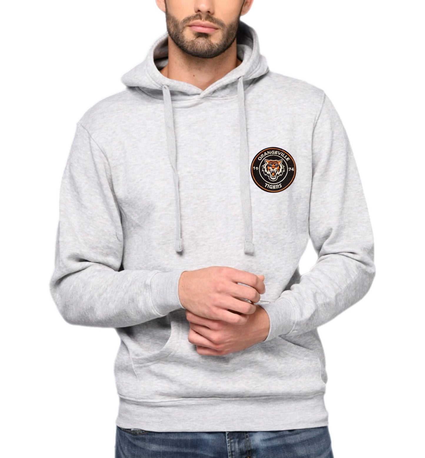 Embroidered small chest Tigers logo