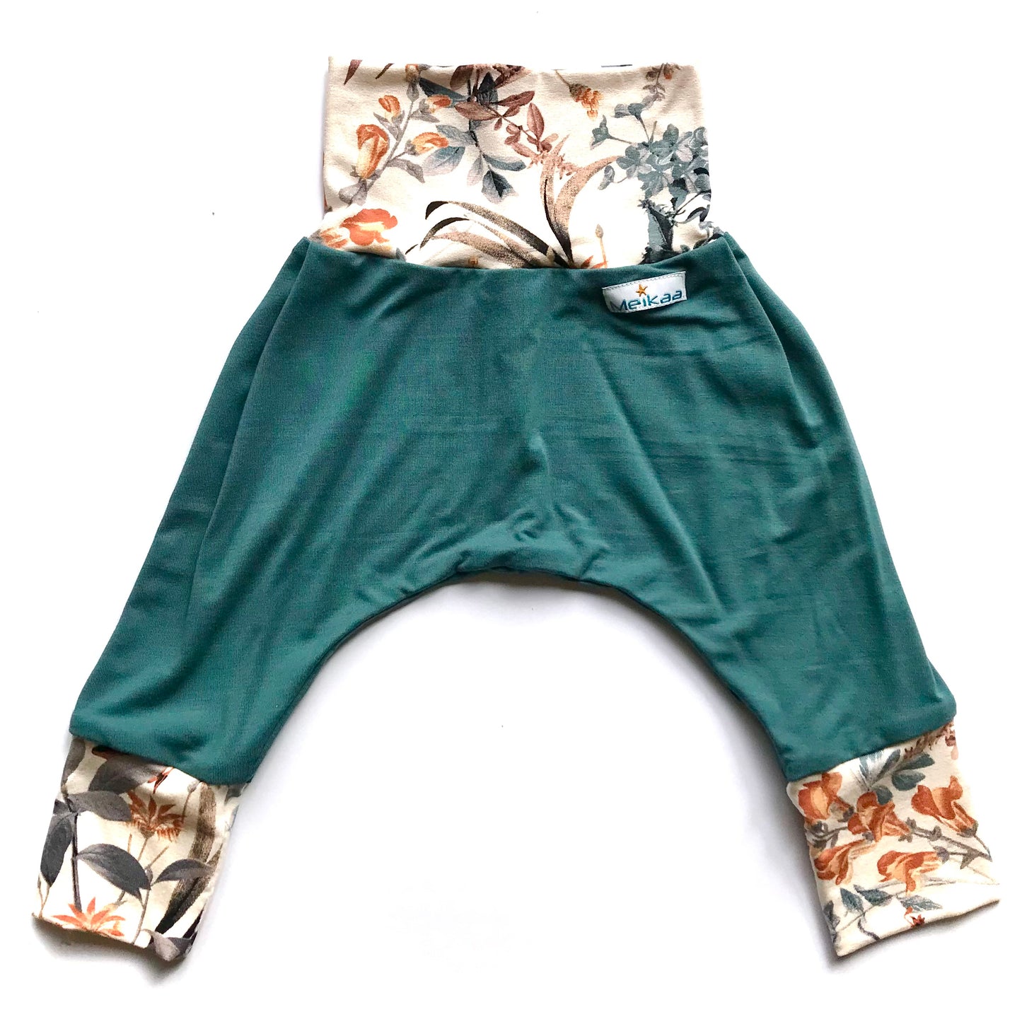 Rusty Floral Edition - BAMBOO Harem Swaggers, Evolutive and Growing Pants