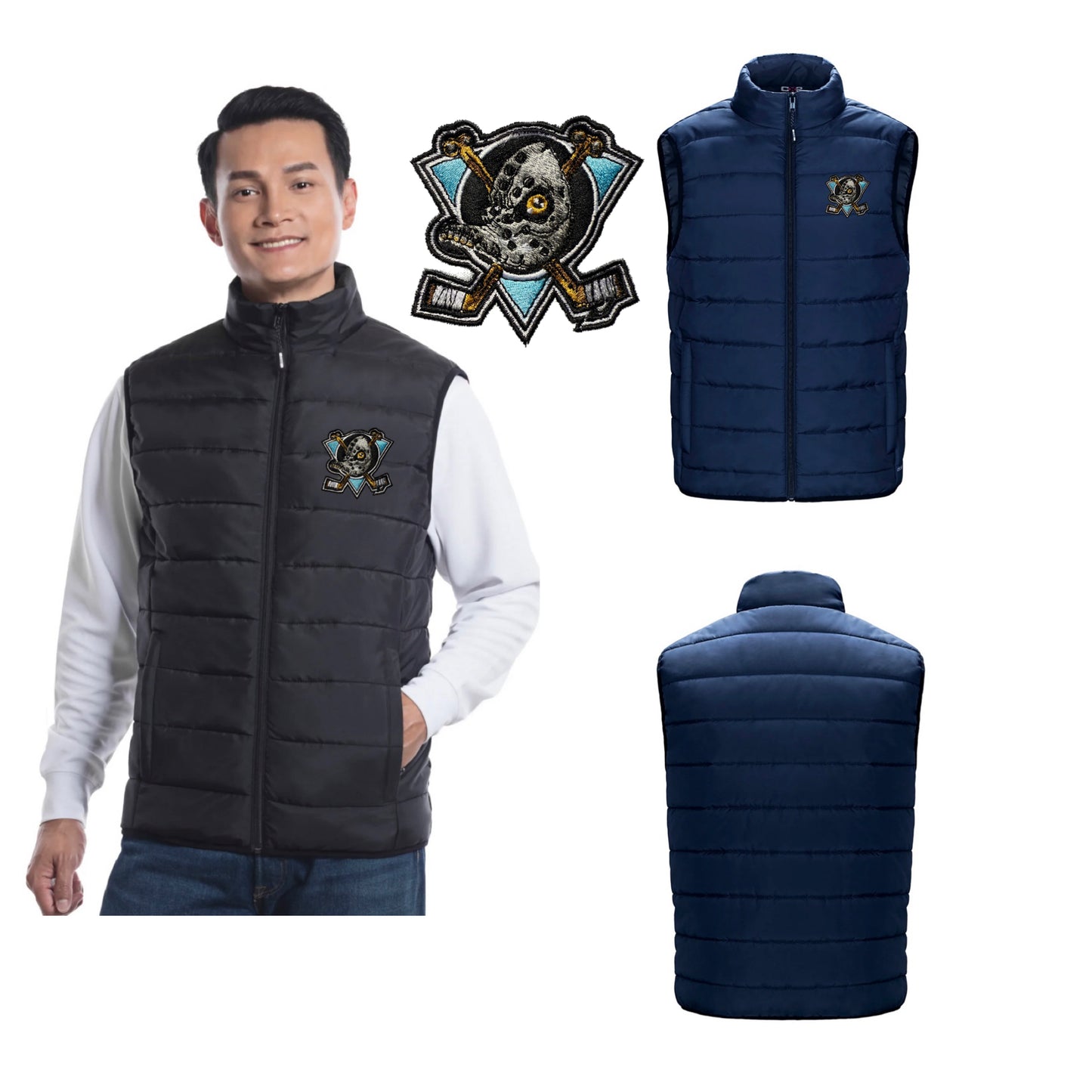 Dufferin Ducks embroidered Chill Puffy Vest (Men, Youth and Ladies sizes)
