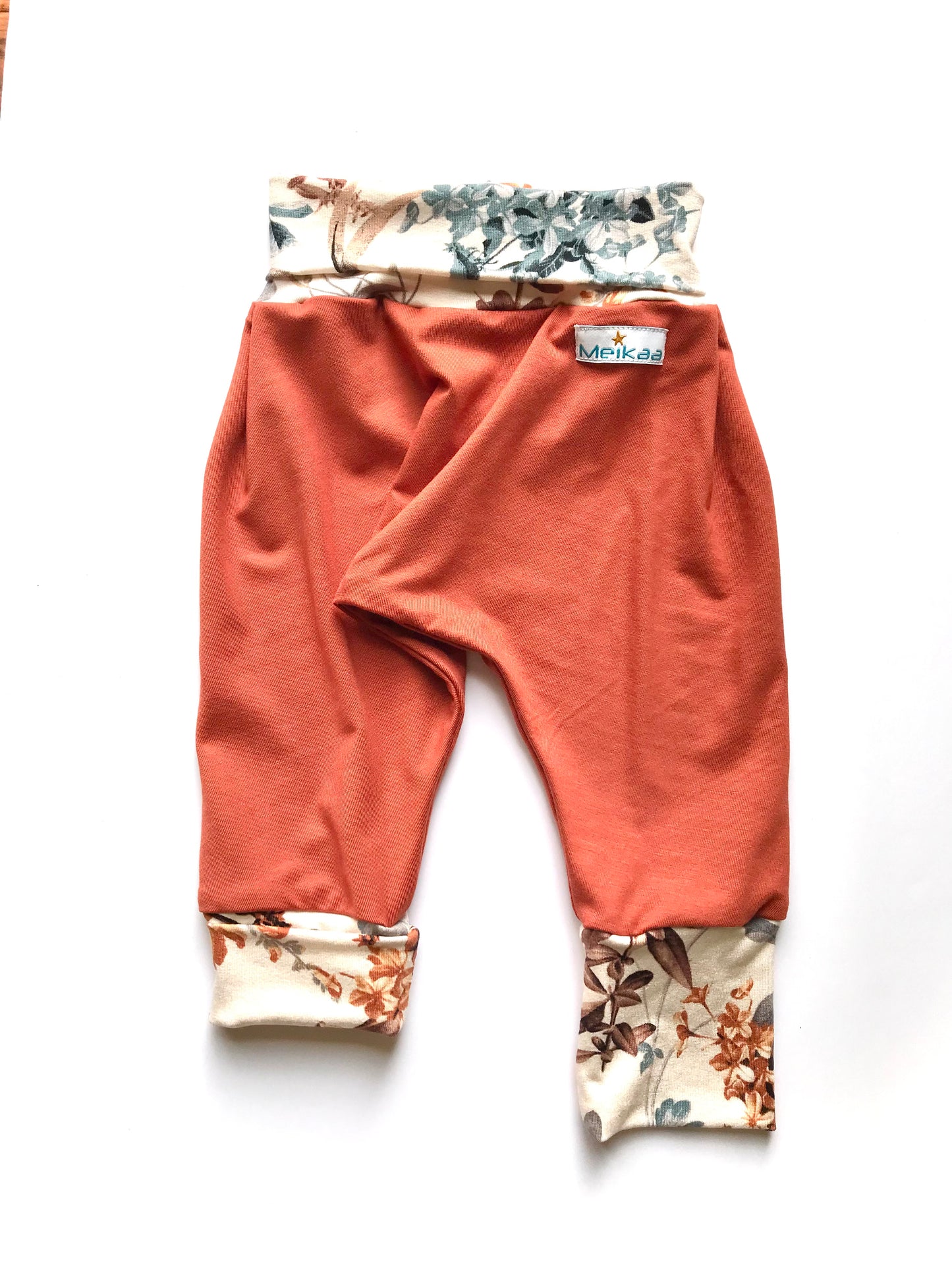 Rusty Floral Edition - BAMBOO Harem Swaggers, Evolutive and Growing Pants