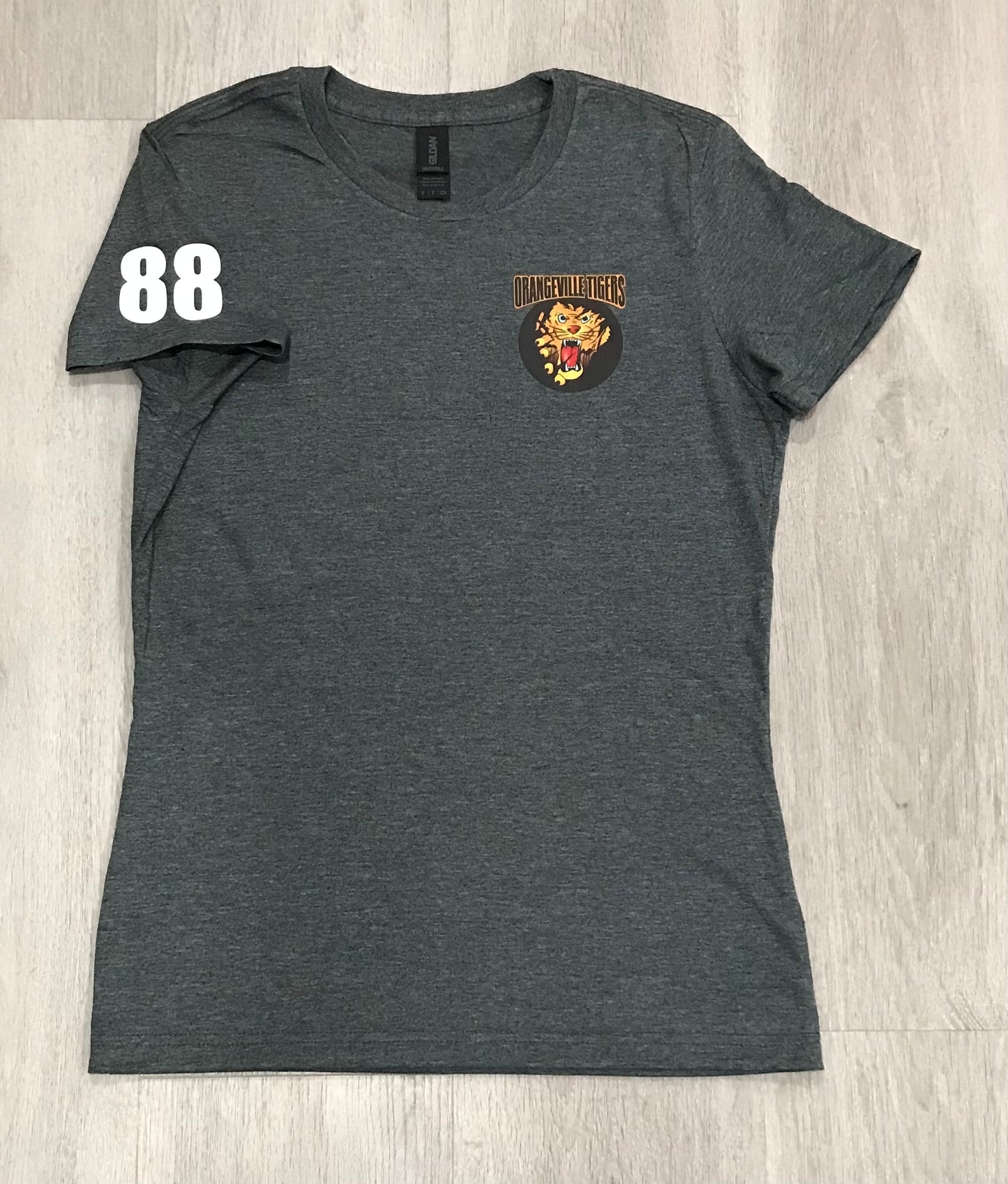 Orangeville tigers hockey - Grey T-shirts