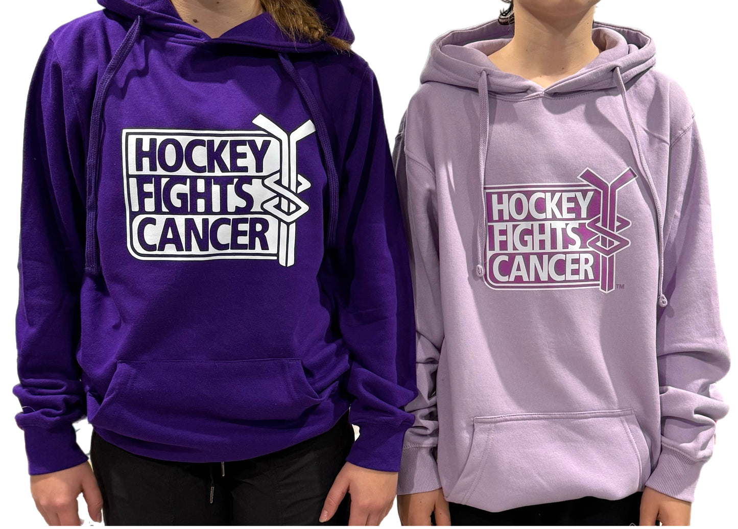 All sizes Hoodies Hockey fights Cancer