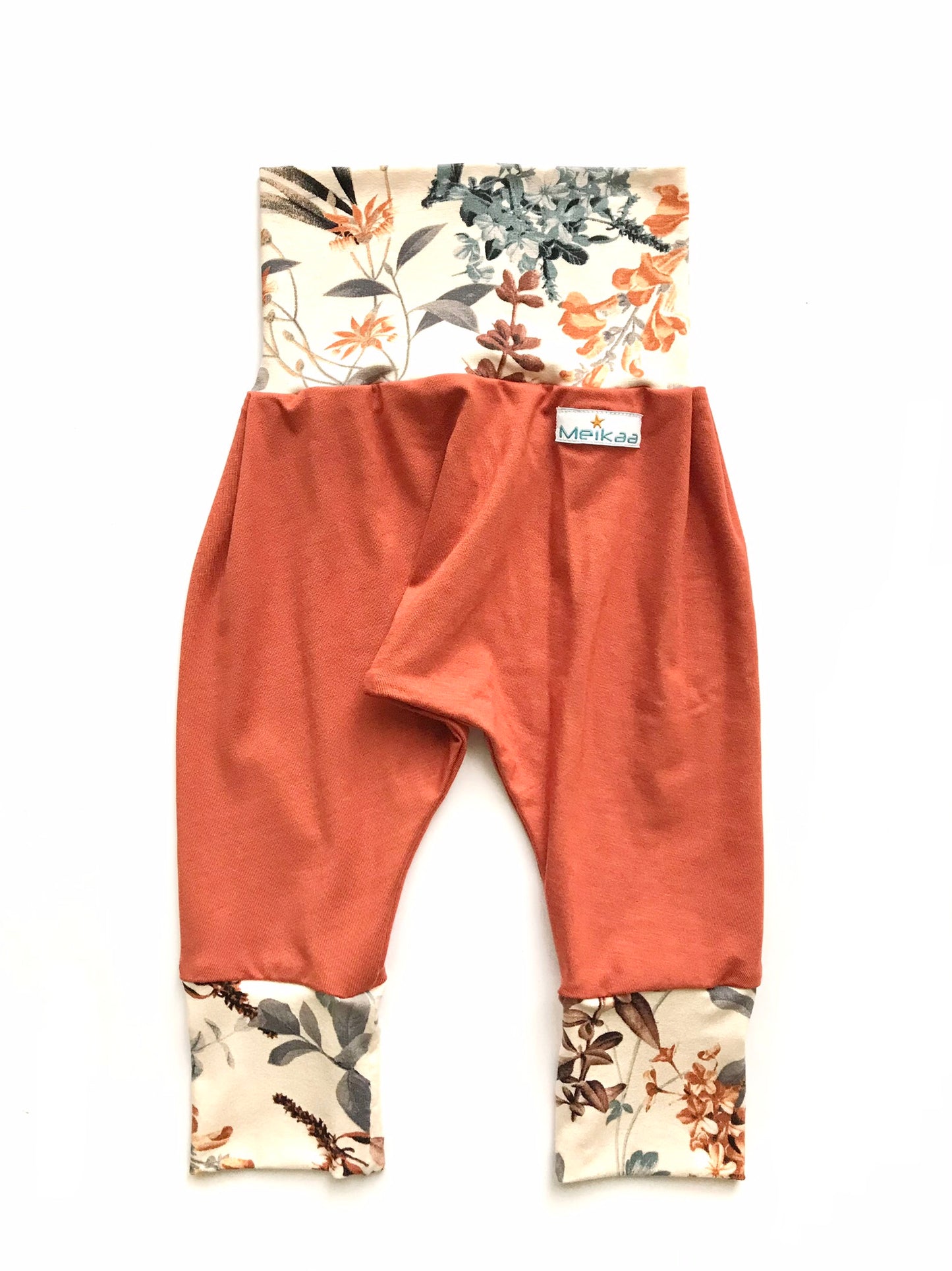 Rusty Floral Edition - BAMBOO Harem Swaggers, Evolutive and Growing Pants