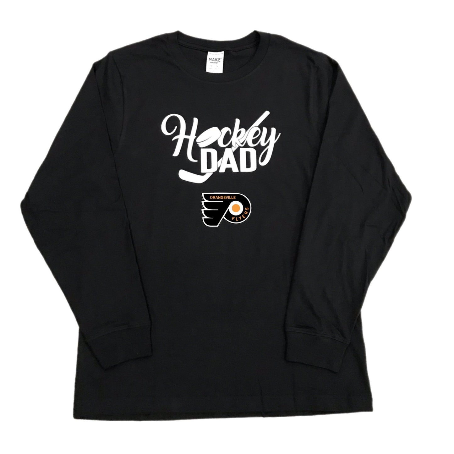 Flyers Hockey Dad Long sleeve - Soft Style High Quality