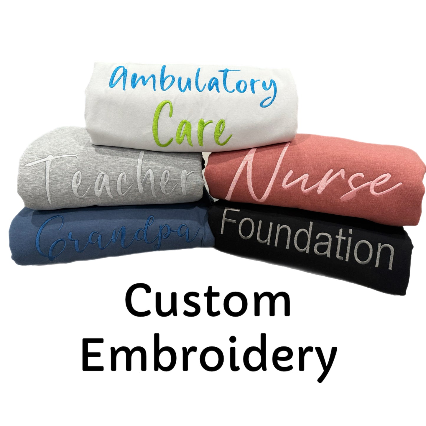 Custom Embroidered Sweatshirts