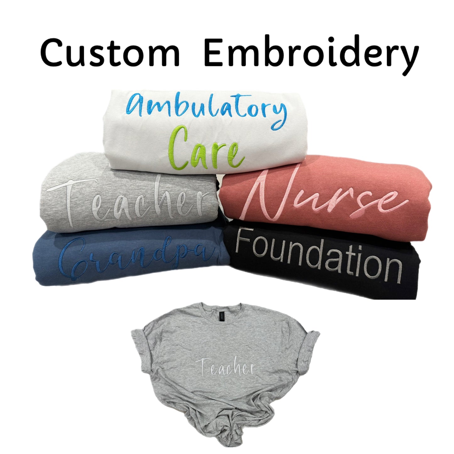 Custom Embroidered Sweatshirts