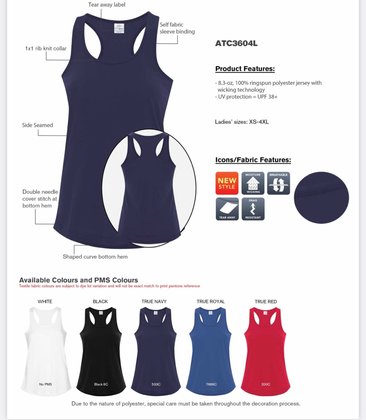 RACERBACK LADIES' TANK TOP