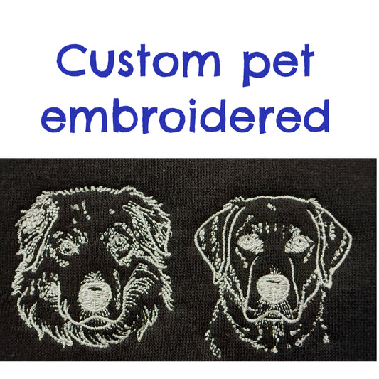 Custom Pet Embroidered Sweatshirts