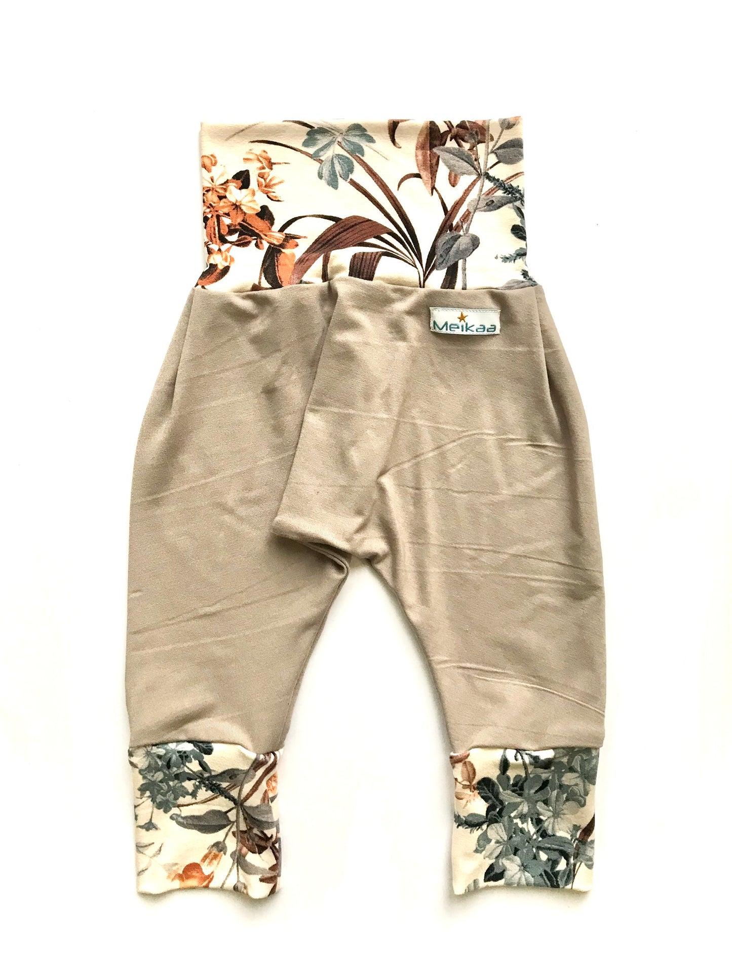 Rusty Floral Edition - BAMBOO Harem Swaggers, Evolutive and Growing Pants