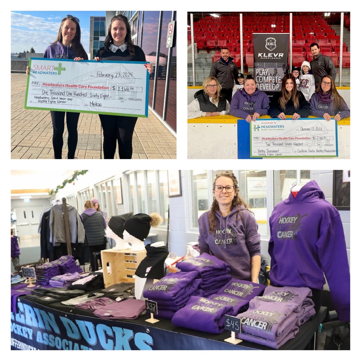 Cuff Toque Hockey fights Cancer