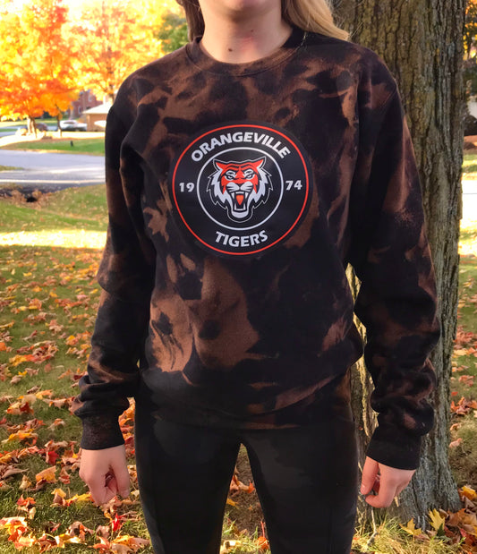 Orangeville tigers hockey - Tie Dye sweatshirts