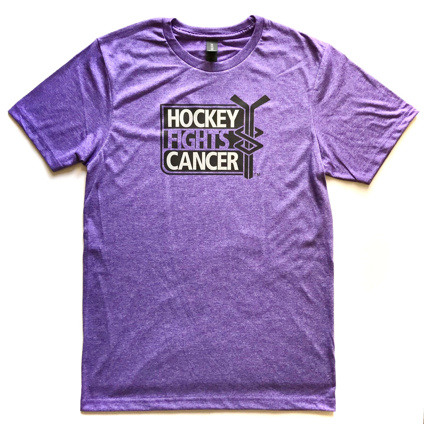 Adult Softstyle High quality T-shirts, Hockey fights Cancer