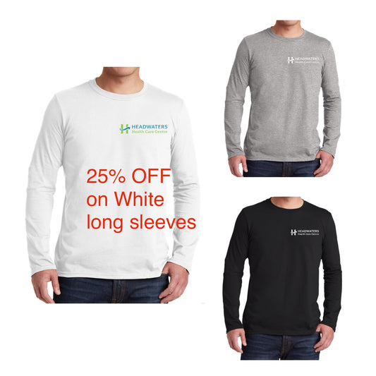 Long sleeve, Adult Softstyle (Unisex sizes) High quality  ** 25% OFF on WHITE long sleeves will apply at checkout