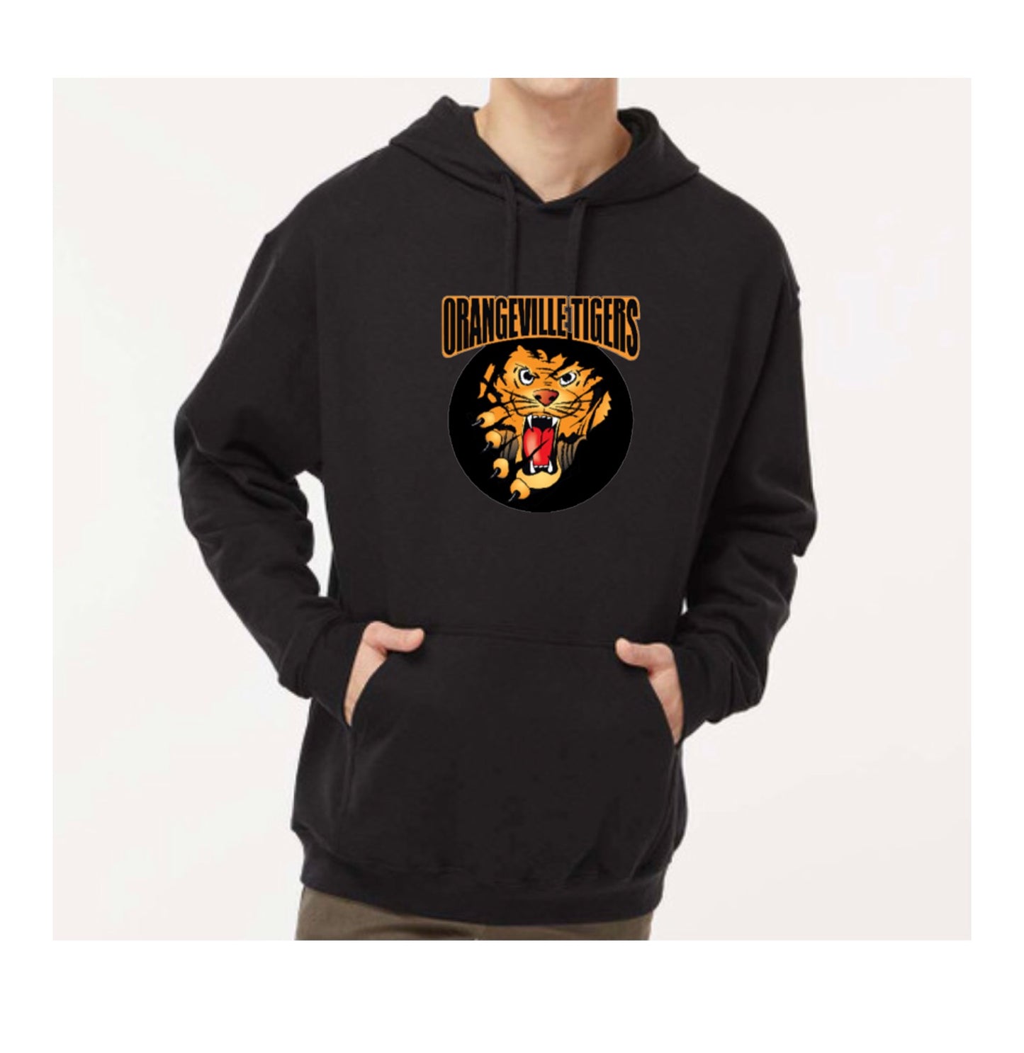 50% OFF OLD LOGO - YOUTH High quality Hoodies Orangeville Tigers