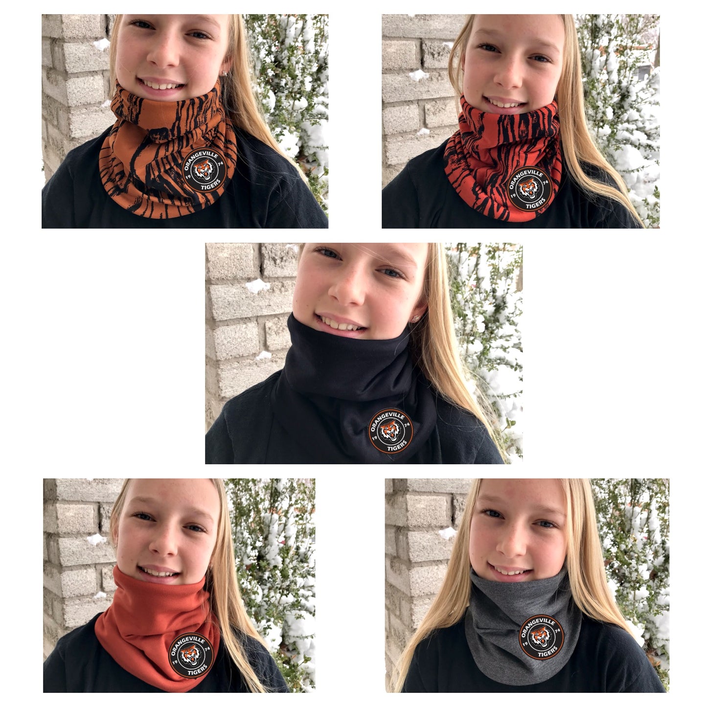 Orangeville Tigers Winter Neck Warmers