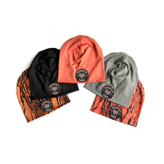 Orangeville Tigers Spring/Fall Bamboo Beanie Hats - Slouchy hats