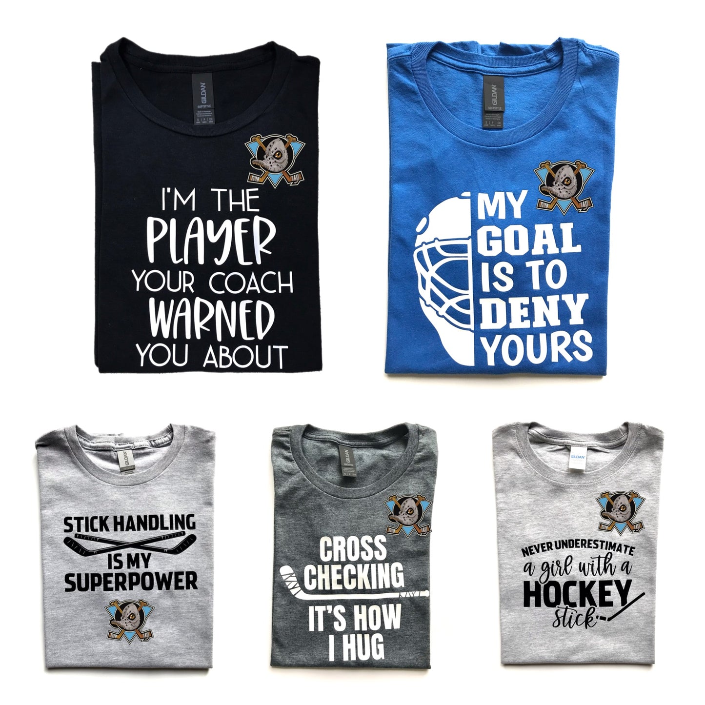 Dufferin Ducks Hockey Quote T-shirts