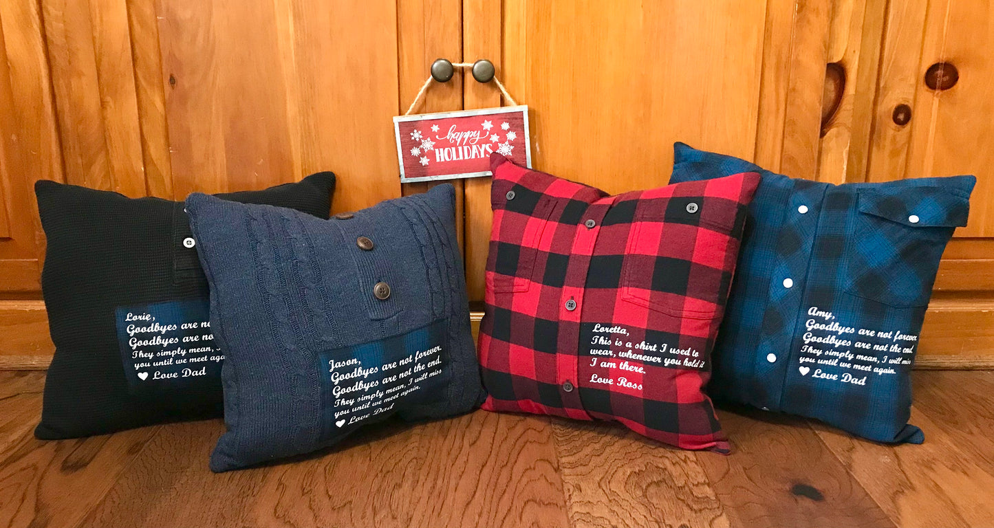 Custom Memorial Pillows